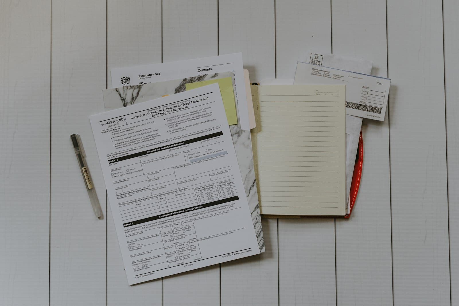 Financial advisor reviewing credit reports with a client