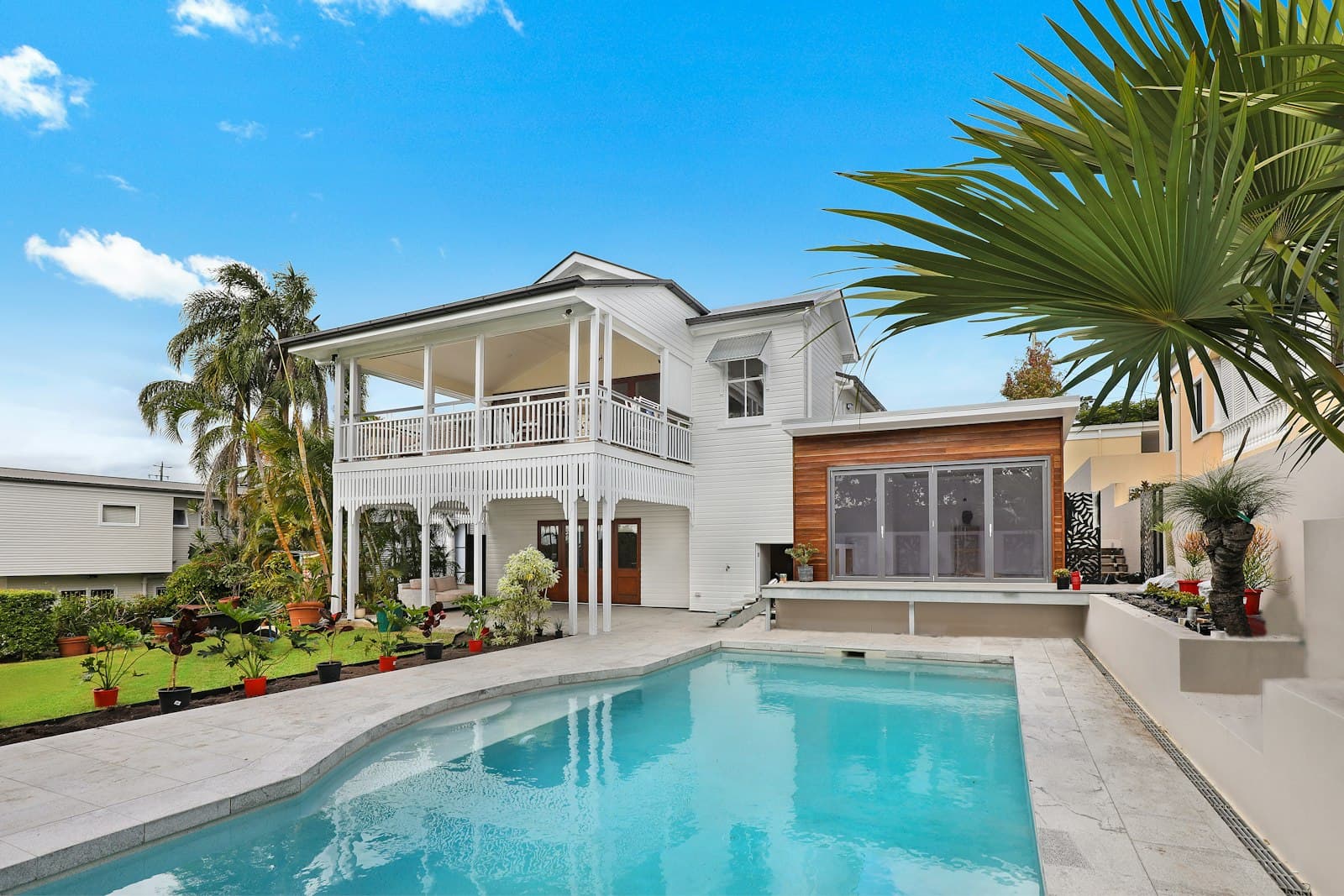 Elegant residential home with well-maintained garden and driveway