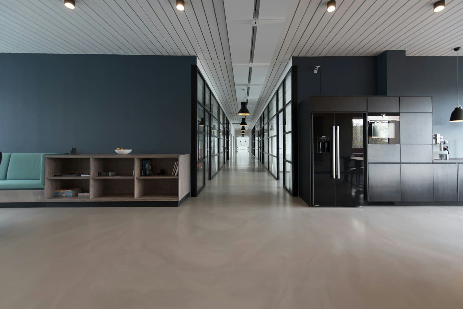 Modern office environment representing streamlined business processes